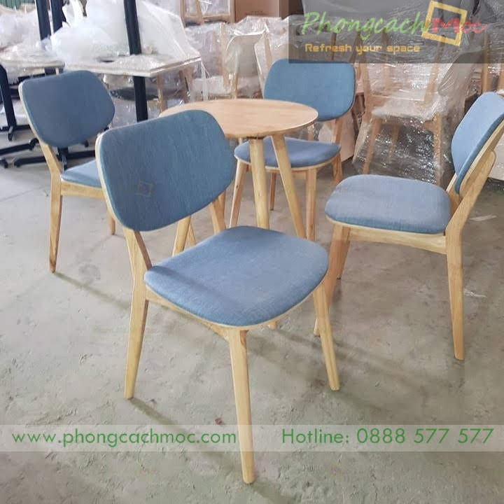 mẫu ghế gỗ cafe nội thất mc149