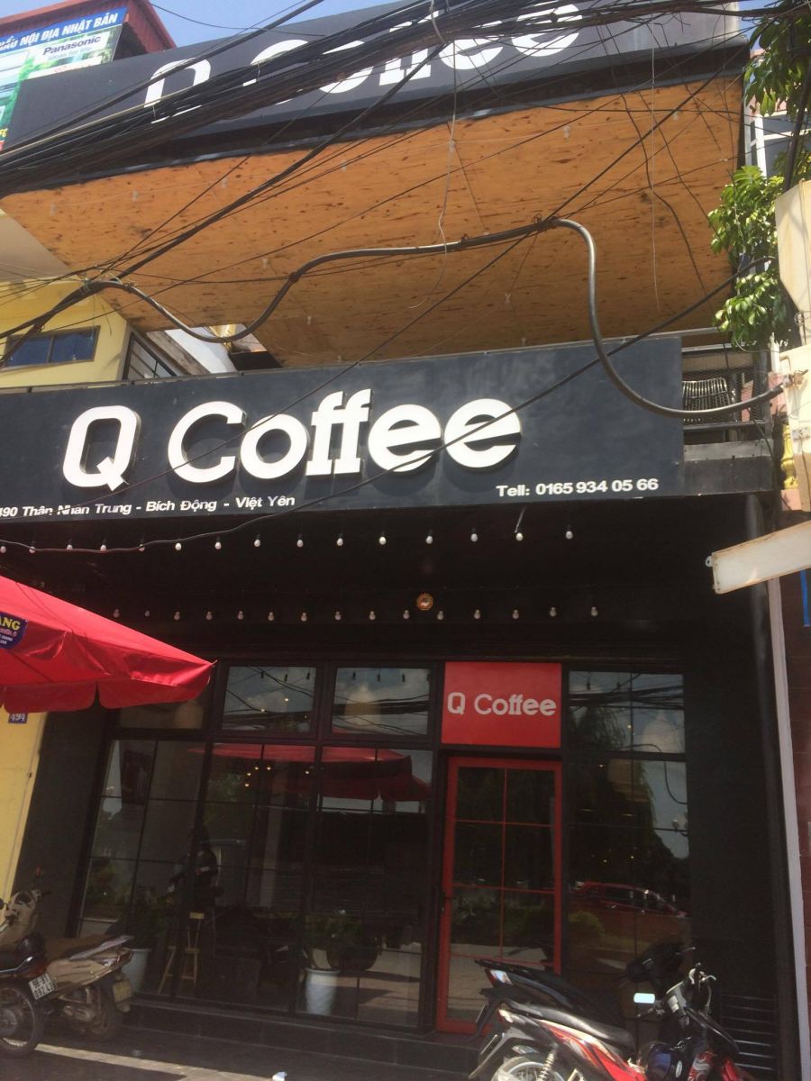 qcoffee nổi bật tại việt yên