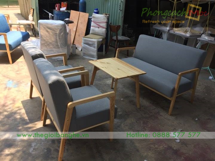 500 mẫu bàn ghế Sofa gỗ cafe phong cách và độc đáo