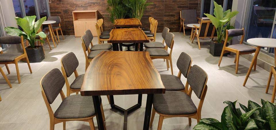 mẫu ghế gỗ mc149 kết hợp bàn nhóm
