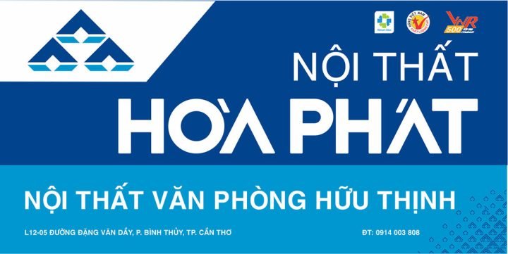 Biển hiệu đại lý nội thất văn phòng, cung cấp ghế văn phòng tại Cần Thơ