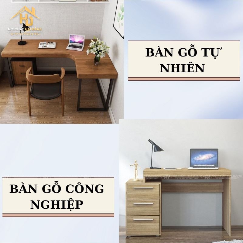 Chất liệu đa dạng cho bàn làm việc tại nhà