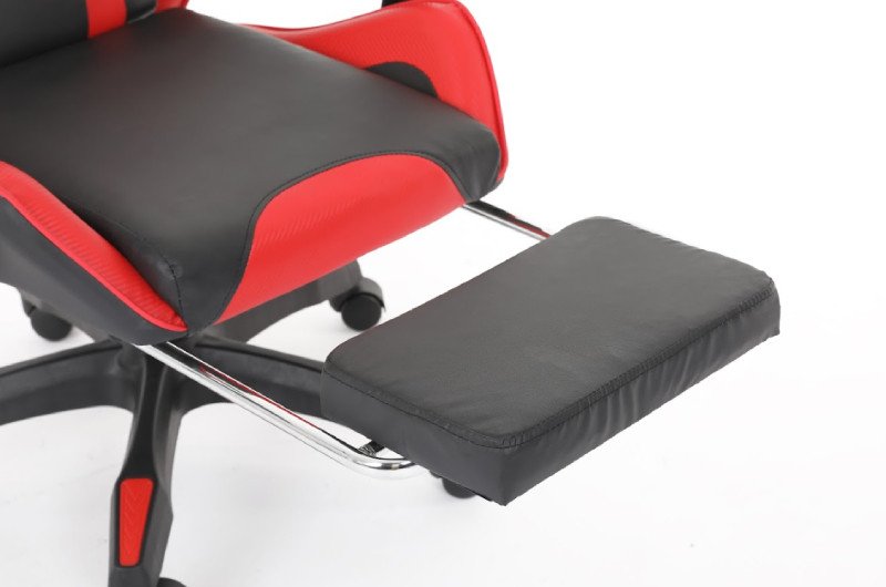 Ghế gaming E-Dra Dignity EGC234 black với gác chân tiện lợi, giúp thư giãn tối đa