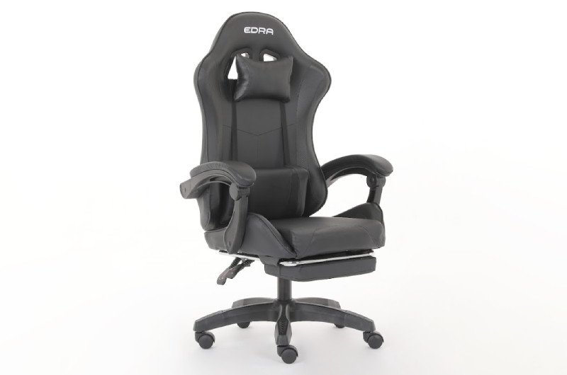 Gối lưng và gối đầu đi kèm ghế gaming E-Dra Dignity EGC234 black, hỗ trợ công thái học