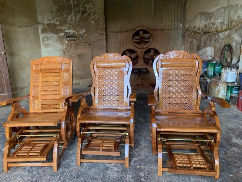 Mẫu ghế thư giãn bằng gỗ đa năng