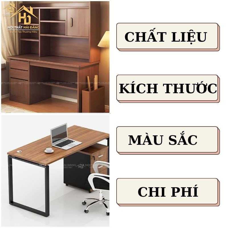 Tiêu chí chọn mua bàn làm việc tại nhà TP.HCM