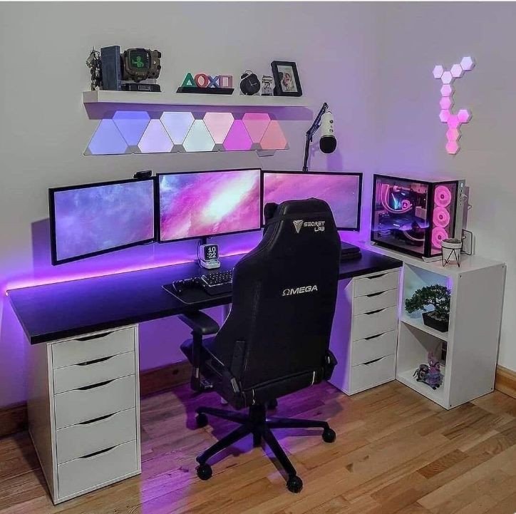 Bàn Gaming Ikea tối ưu hóa không gian giải trí