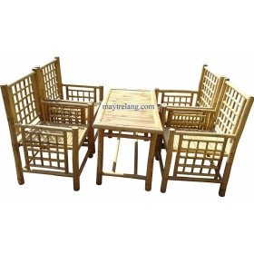 Bàn ghế tre nan song