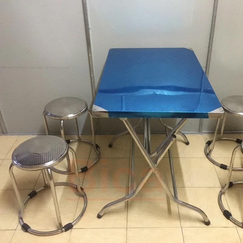 Bàn inox chữ nhật tiện lợi cho nhiều mục đích sử dụng