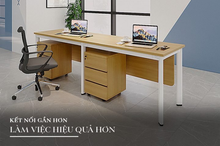 Bàn làm việc chung hiện đại