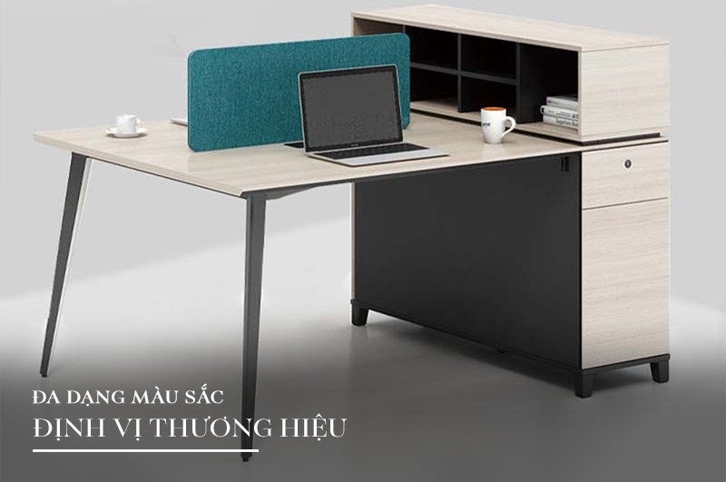 Bàn làm việc đôi hình chữ nhật