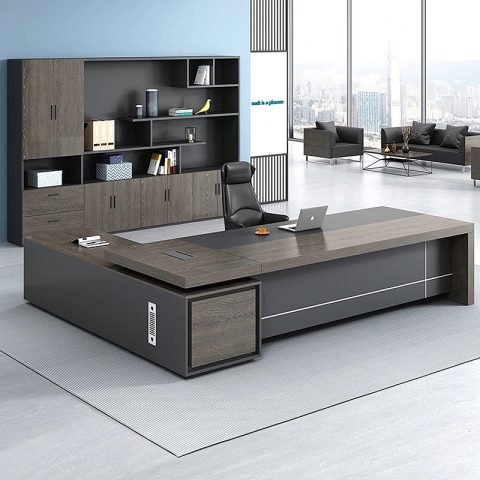 Bàn làm việc giám đốc cao cấp với thiết kế hiện đại và sang trọng