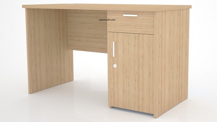 Bàn làm việc gỗ công nghiệp với kệ tích hợp BLV2