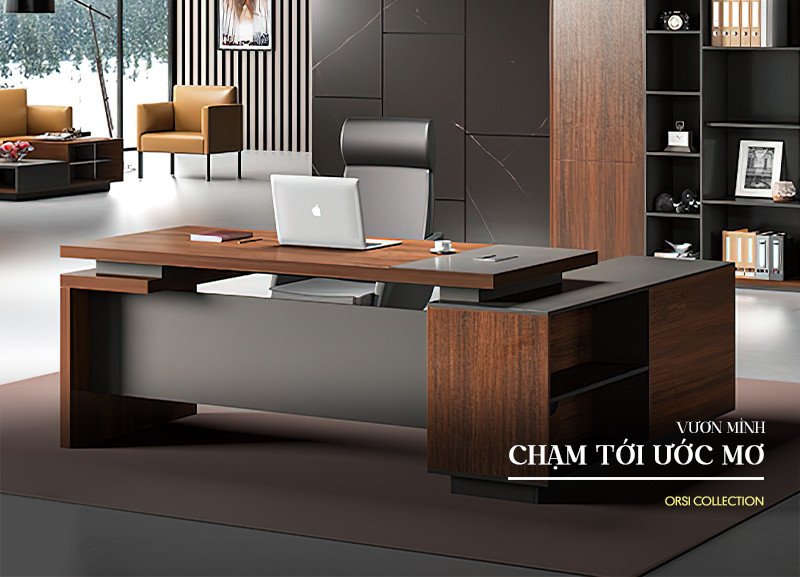 Bàn làm việc tại nhà cho giám đốc tinh tế