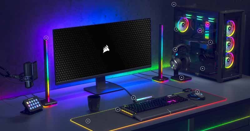 Biểu tượng thương hiệu Corsair, nổi tiếng với các sản phẩm ghế ngồi chơi game cao cấp và thiết bị gaming