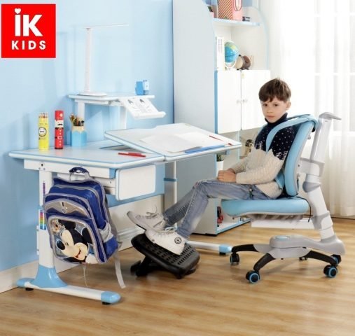 Bộ bàn ghế học chống gù lưng chống cận thị Lex 502/106 màu xanh