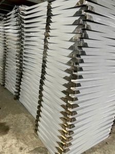 Bộ bàn ghế inox Hòa Phát chữ nhật