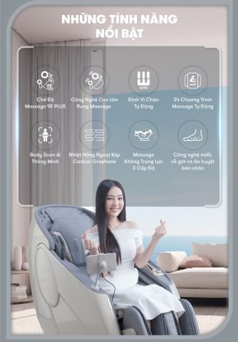 Các tính năng trên ghế massage thanh lý