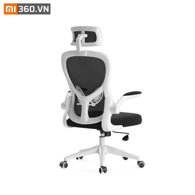 Chi tiết phần lưng ghế công thái học HBADA HDNY163 ôm sát cột sống