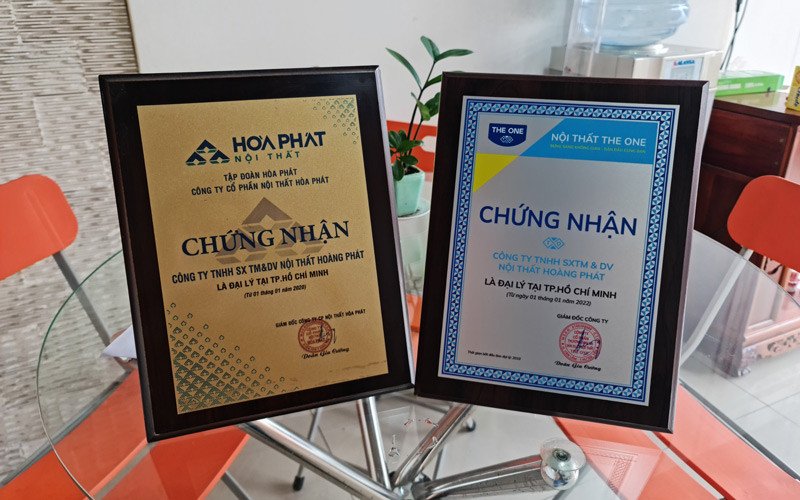 Chứng nhận đại lý nội thất uy tín