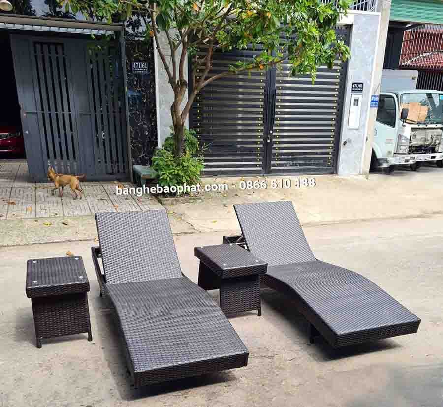 Độ bền cao của ghế nhựa giả mây kháng UV