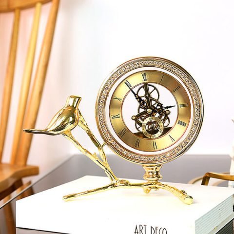 Đồng hồ để bàn hình chim vàng anh, một lựa chọn quà lưu niệm tinh tế
