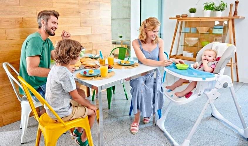 Ghế ăn dặm giúp tăng thêm tình cảm gia đình