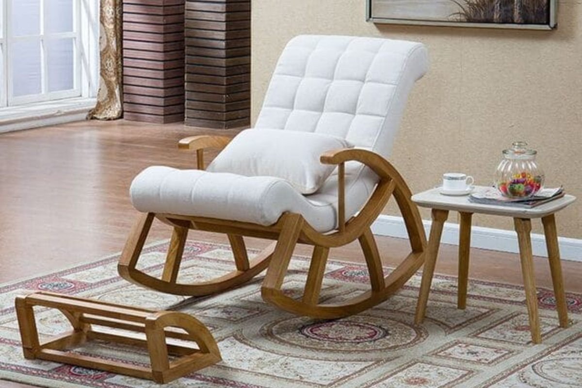 Ghế bập bênh thiết kế hiện đại cho người lớn đọc sách