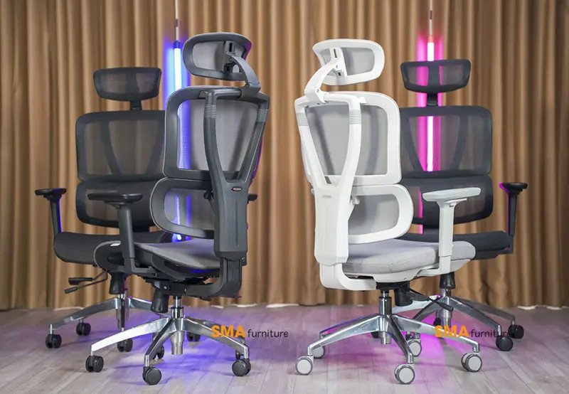 Ghế tựa chống mỏi lưng Ergonomic với tựa lưng đôi