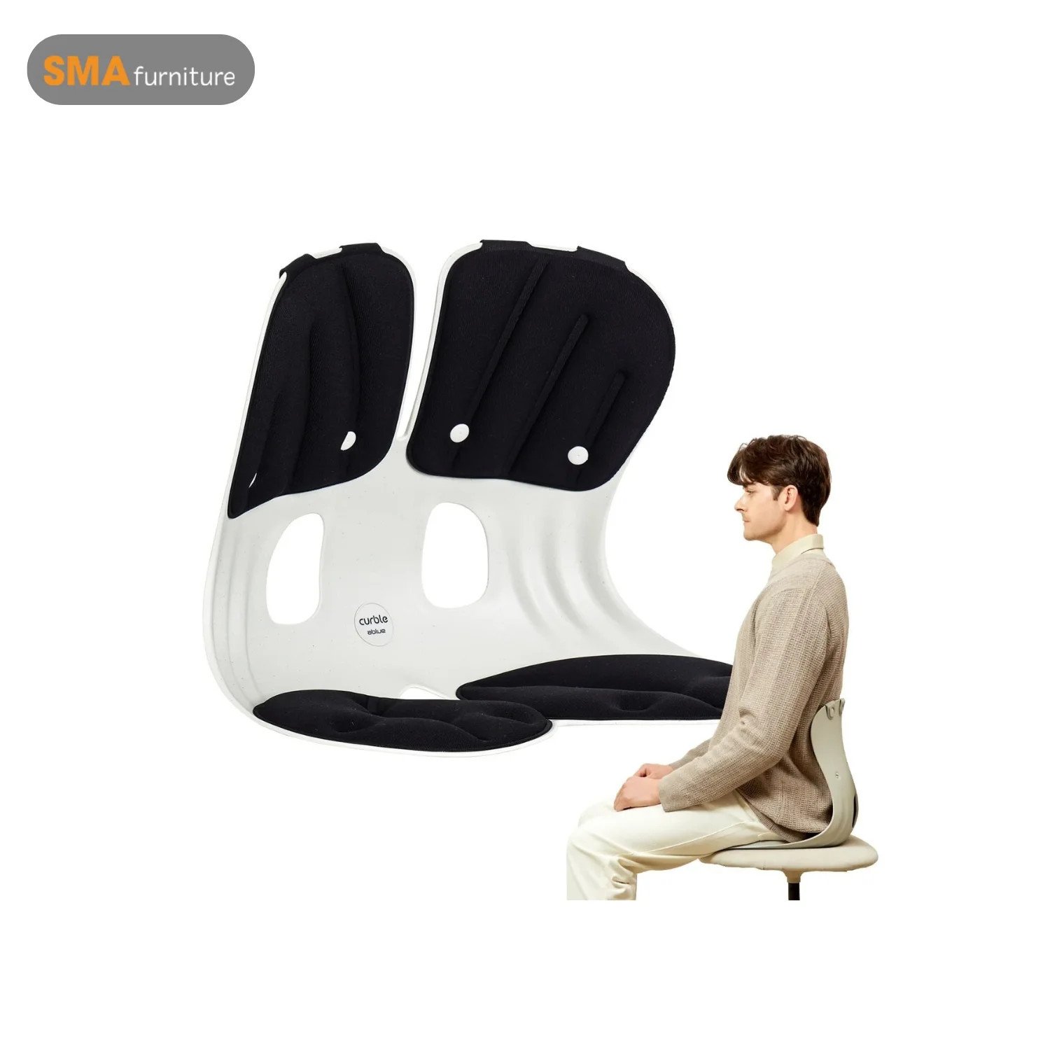 Ghế tựa chống mỏi lưng văn phòng kiểu Hàn Quốc