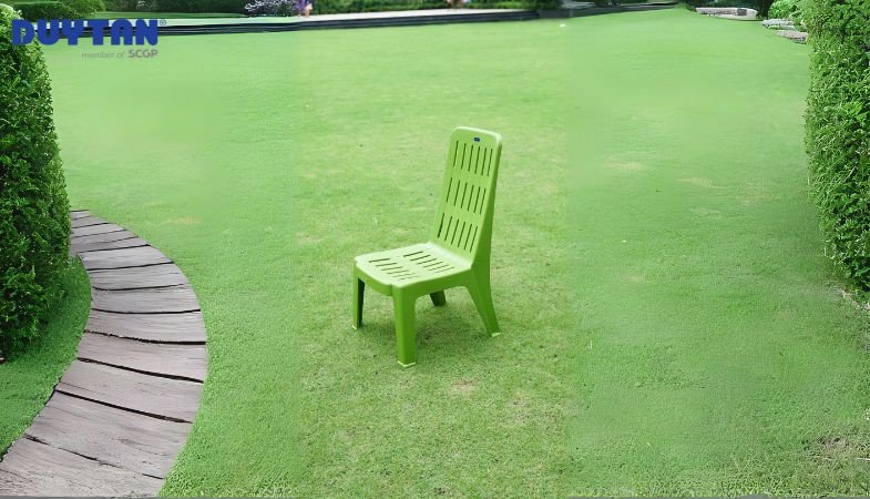 Ghế tựa lưng nhựa cao Duy Tân có thể xếp chồng gọn gàng