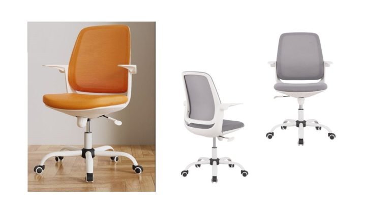 Ghế văn phòng nhỏ gọn với thiết kế tối giản, phù hợp không gian hẹp