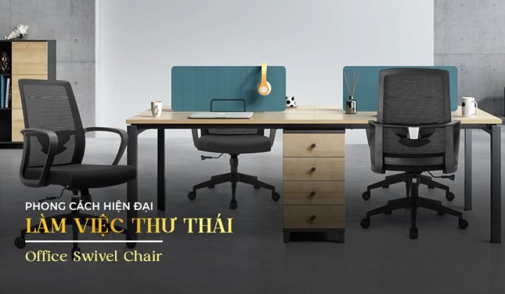 Ghế văn phòng tựa lưng lưới thoáng khí