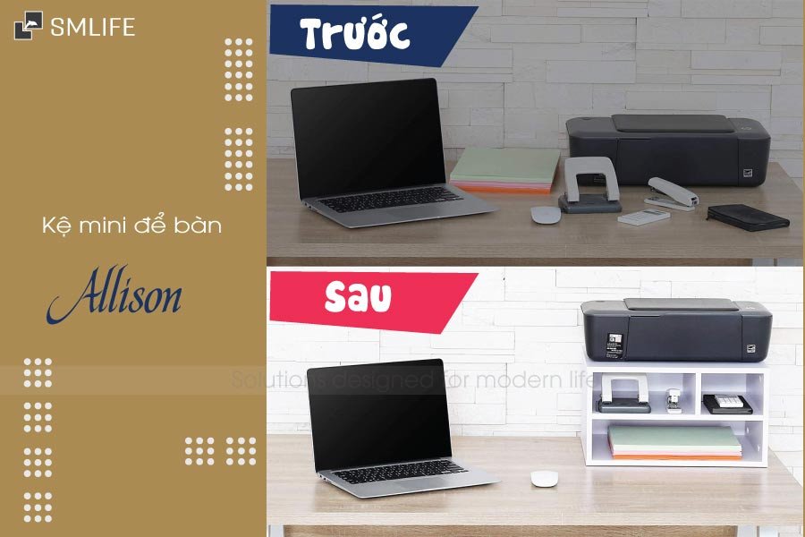 Giá để bàn làm việc 2 tầng Allison