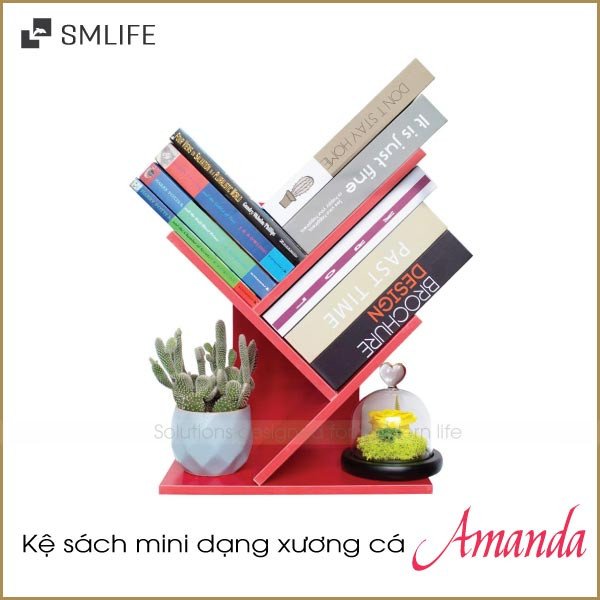 Giá để bàn làm việc dạng xương cá Amanda