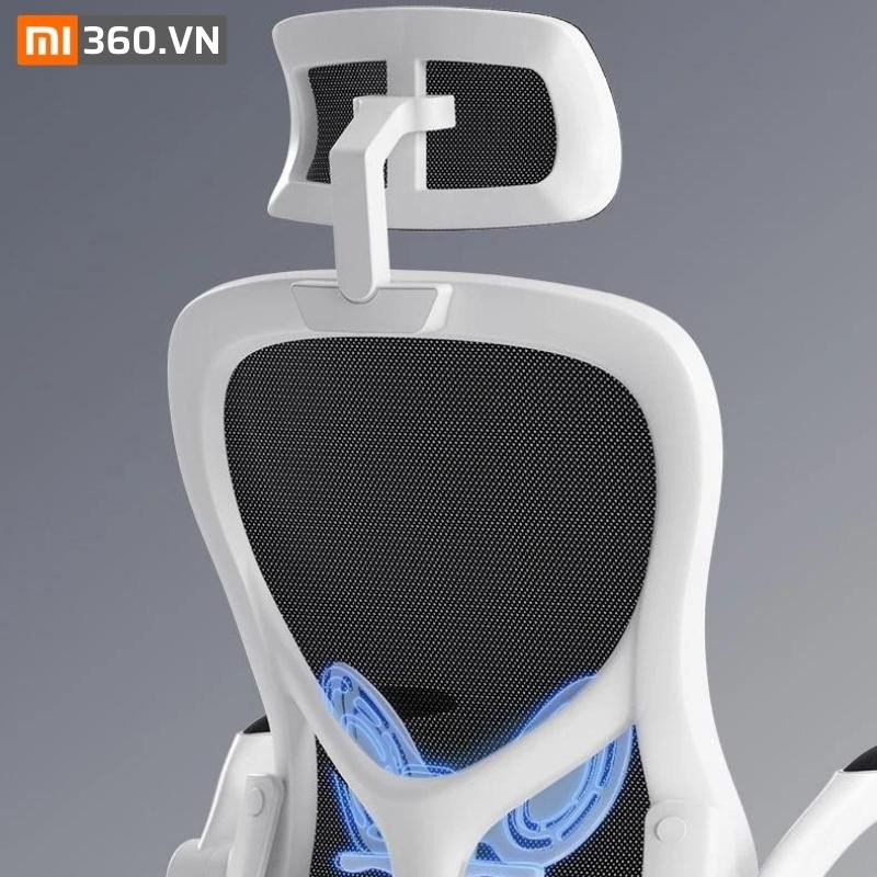 Khung ghế công thái học Xiaomi HBADA HDNY163 làm từ vật liệu polymer bền bỉ