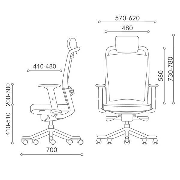 Kích thước ghế văn phòng giám đốc là một tiêu chí quan trọng