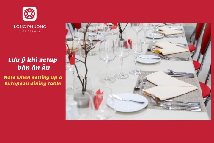 Kiểm tra và hoàn thiện bàn ăn Âu trước khi phục vụ