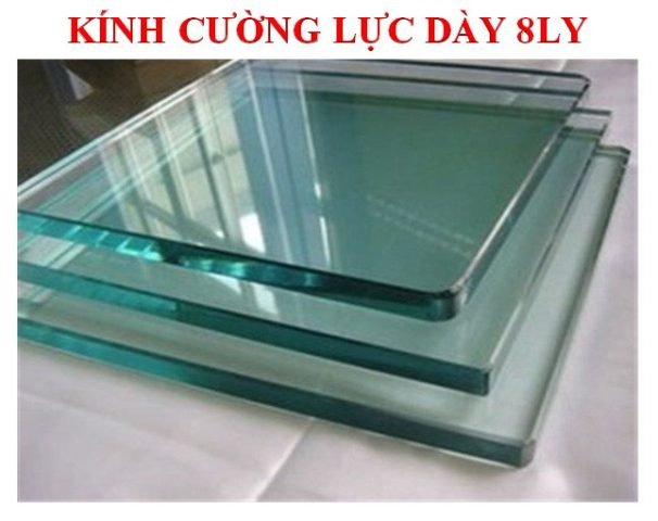 Kính cường lực 8mm, vật liệu lý tưởng để thay mặt kính bàn ăn
