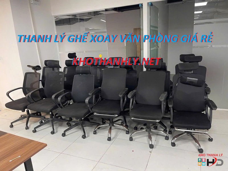 Lựa chọn ghế xoay Hòa Phát thanh lý tiết kiệm
