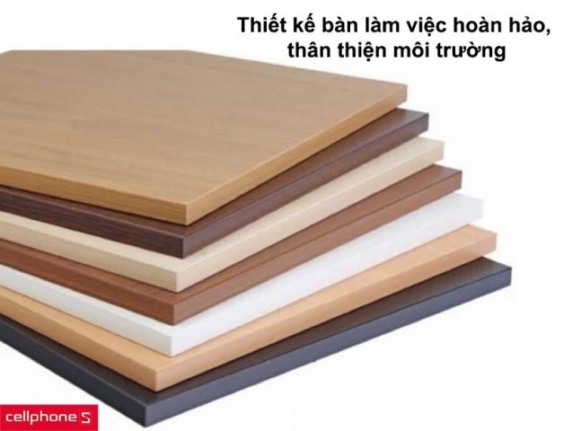 Mặt bàn gỗ An Cường MDF phủ Melamine kích thước 700x1400mm