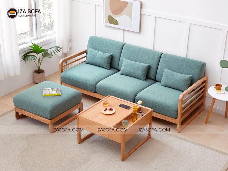 Mẫu ghế gỗ đơn giản 3 chỗ ngồi