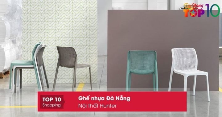 Mẫu ghế nhựa đẹp, hiện đại tại Nội Thất Hunter Đà Nẵng