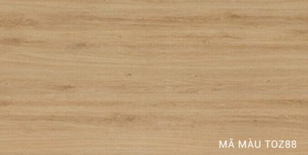 Mẫu vân gỗ Melamine TOZ màu nâu nhạt cho cụm bàn làm việc văn phòng