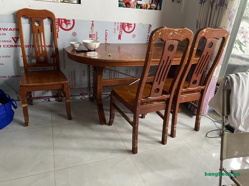Thanh lý bàn ăn gia đình cũ để tối ưu không gian
