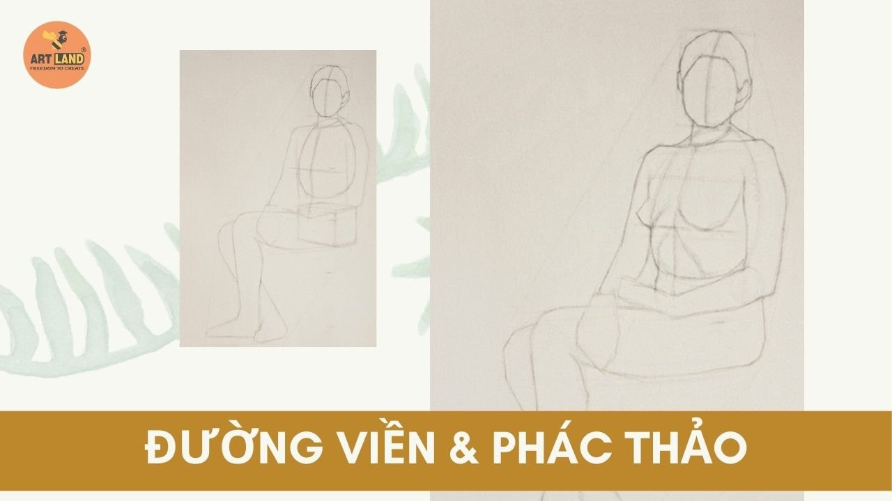 Vẽ đường viền và phác thảo