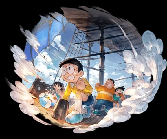 Ảnh Nobita ngầu với phong cách ấn tượng