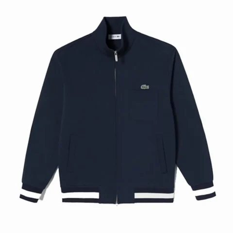 Áo Khoác Lacoste Nam Chính Hãng: Hướng Dẫn Chọn Lựa & Phong Cách 2026 Áo khoác Lacoste nam màu xanh navy thời trang