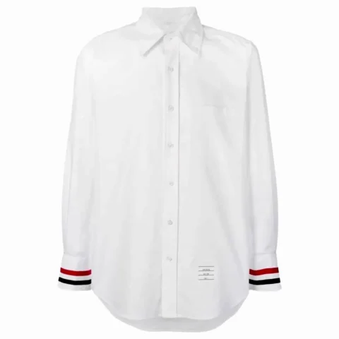 Áo sơ mi nam Thom Browne màu trắng cổ điển
