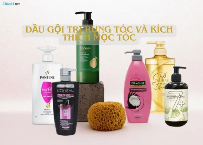 Dầu Gội Trị Rụng Tóc, Kích Thích Mọc Tóc Tốt Nhất 2026 Bác sĩ khuyên dùng dầu gội trị rụng tóc